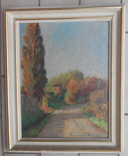 Quadro dipinto olio - olio, su