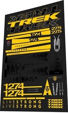SET DECALCOMANIE Livestrong Lance Armstrong’s Trek Madone 6.9 1274 2009