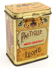 LEONE - SCATOLETTA PORTA PASTIGLIE " VUOTA "