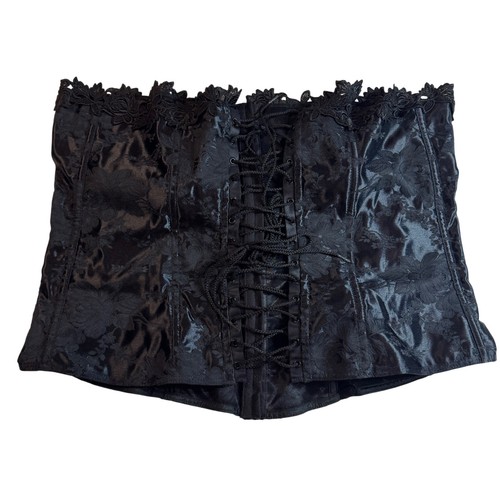 Corsetto broccato floreale