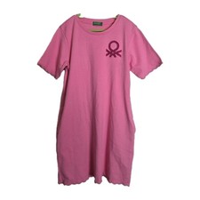 Abito camicia girocollo