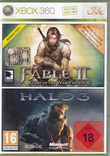 FABLE II BUNDLE COPY + HALO 3 XBOX 360 con Libretto ITA M06577