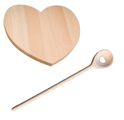 Set cuore amore tagliere - cuore,