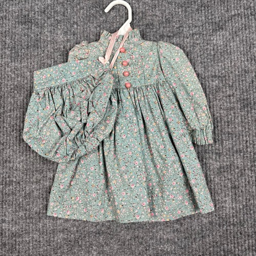 Abito vintage floreale bambina