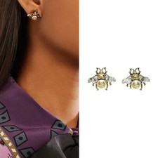 Orecchini Gucci cristallo oro