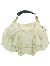 Borsa a mano Yves Saint Laurent Mombasa in pelle nera