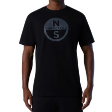 Maglietta North Sails 692972 T-Shirt Uomo Cotone Nero