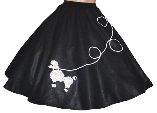 Completo gonna barboncino nero - gonna,