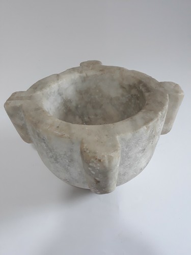 Antico grande mortaio - grande, marmo