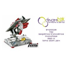 8420028 732 SEGATRICE TRONCATRICE LEGNO DIAM 254 FEMI MONOFASE 1550 W LAMA DIAM 