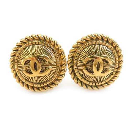 Orecchini clip con logo - a,