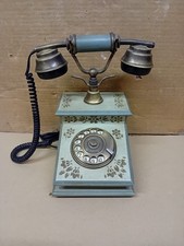 Telefono disco in legno - telefono,