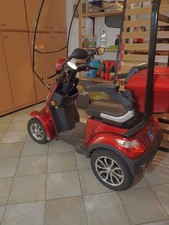 VELECO Scooter Anziani e Disabili, 4 ruote con tetto e bauletto