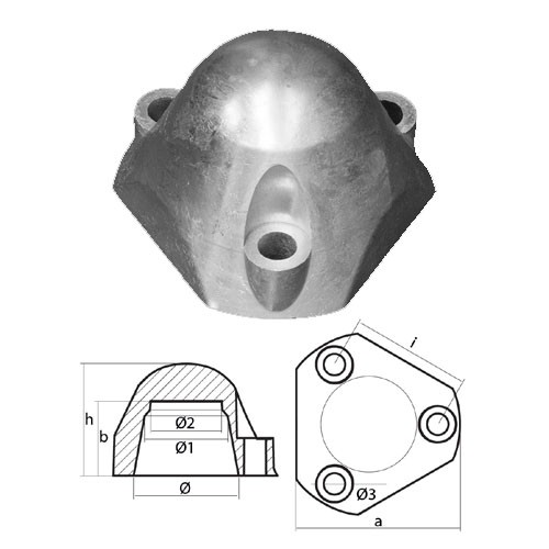 Tecnoseal autoh6 anodo ogiva - autoh6,