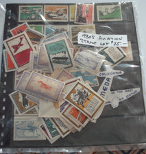 Lotto francobolli poster Cenerentola aerei aerei aerei vintage anni '30