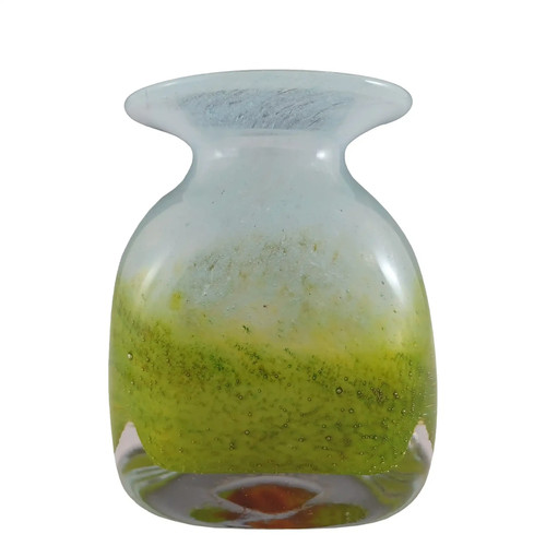 Vaso vetro blu - in,