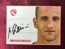 Autografo MUHAMED DEMIRI-FC Thun-Svizzera-Ex-FC San Gallo/Concordia Basilea-AK  