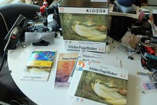 Adobe PageMaker 6.5 per Windows (scatola completa con manuali, CD, chiavi di licenza)