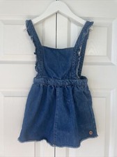 ZARA girls Denim Romper Skirt
