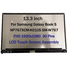 Nuovo per Samsung Galaxy Book S NP767XCM-K01US SM-W767 LCD touch screen FHD 30 pin