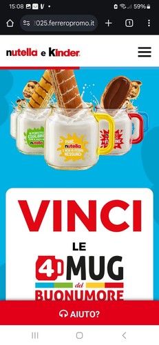 Premio tazze nutella mug 2025 - premio,