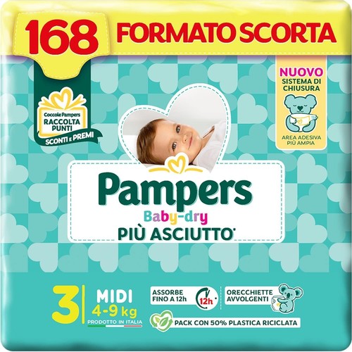 Pampers baby dry taglia 3 - pampers, dry,