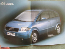 Audi A2 depliant presentazione