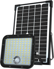 Cube Faretto LED Solare 4800 Lm – Sensore Movimento, Pannello Remoto Con Cavo 5 