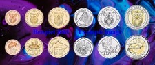 Sudafrica Sudafrica KMS. 2023-24 Unc 6 monete #6395#❇️..