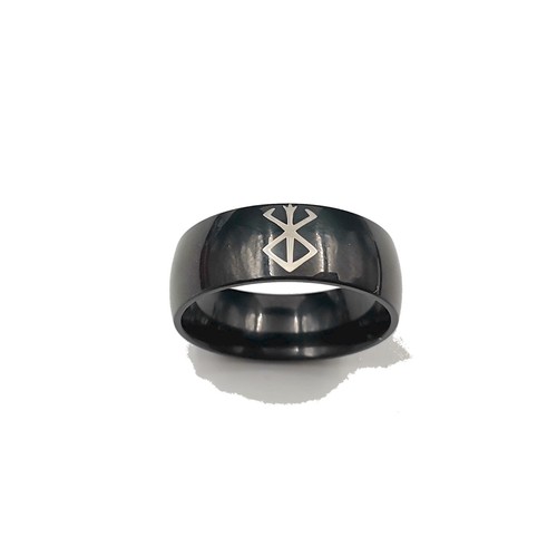 Anello uomo acciaio inox - uomo, nero