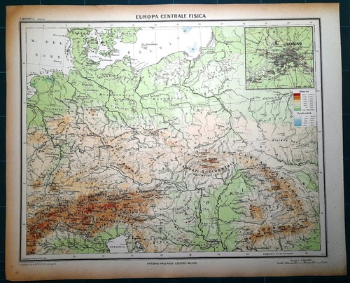 Carta geografica antica europa - carta,