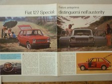 * ARTICOLO LA  FIAT 127 SPECIAL  -- 1974