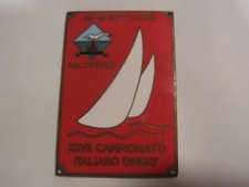 placchetta 27 campionato Dinghy vela Malcesine 1962