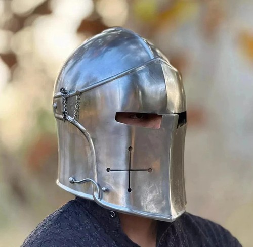 Elmetto barbuta medievale - elmetto,