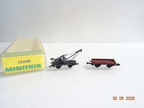 Minitrix carrello gru con - carrello,
