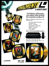 PUBBLICITÀ PHILIPS LASERDISC