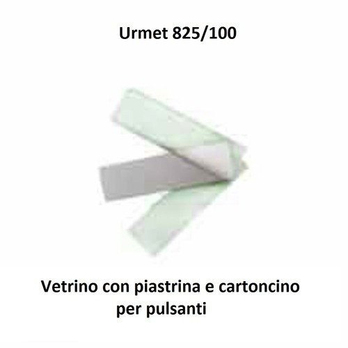 Vetrino con piastrina - , e