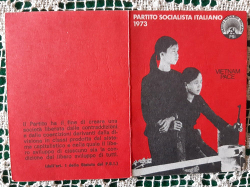 Tessere partito socialista - 2,