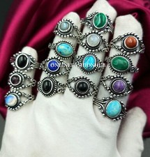 Lotto anelli colata argento