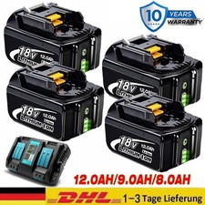 4x 18V 8Ah per batteria Makita