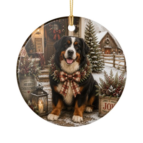 Ornamento natalizio cane - cane, di