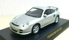 Modellino auto pressofuso 1/64 Kyosho 2002 PORSCHE 911 996 GT2 SILVER