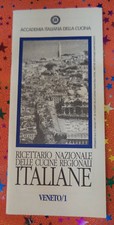 Book Libro VENETO/1 Ricettario nazionale cucine regionali italiane 1997 (L42)
