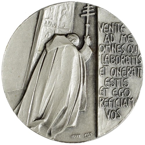 Medaglia bronzo argentato - bronzo,