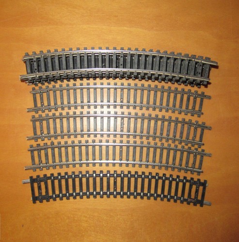 Rivarossi binari 12 curve - ho, binari,