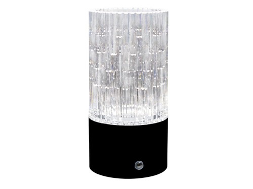 Lampada led vaso cilindro nero - led,