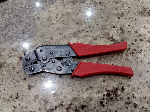 Pinza crimpatrice cricchetto - pinza, a