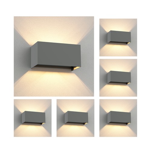 Cubel lampada parete per - 6x,