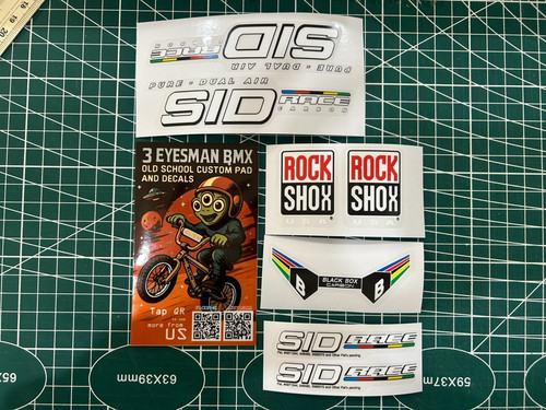 Adesivo rockshox sid race pure - adesivo,