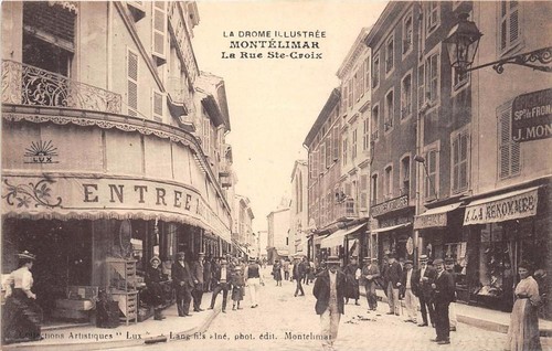 Cpa montelimar rue saint - montelimar, la